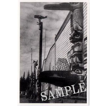 ネイティブ ポストカード 写真 カナダ 先住民 インディアン 雑貨 [ NIMKISH VILLAG...:auc-canadian:10008423