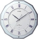 CITIZEN掛け時計 高性能スリーウェイブ! 電波掛け時計4MY835-004 スリーウェイブM835 シチズン時計 グリーン購入法適合