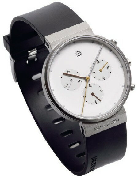 メンズリストウォッチ クロノグラフ　JACOB JENSEN腕時計　JJ601 スイス製JACOB JENSEN腕時計　シンプル&モダン！