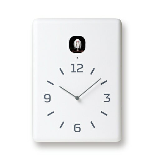 【Lemnos】レムノス　カッコー時計　LEMNOS鳩時計　 cucu LC10-16WH