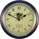 ロジャーラッセル Roger Lascelles 掛け時計 CLASSIC WOODEN WALL CLOCK CREDITON DESIGN 26.7cm ロジャーラッセル時計 WR-CREDITON-MAH