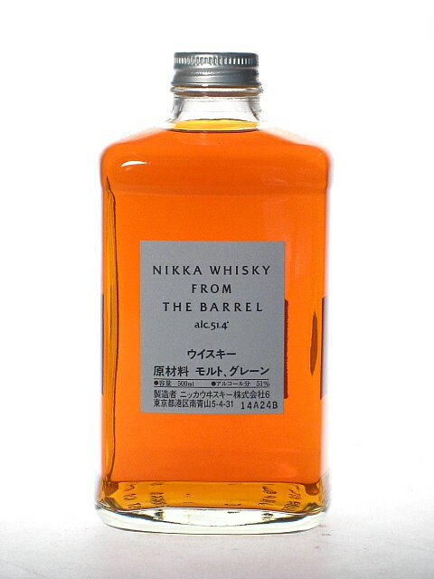 【楽天市場】ニッカ フロムザバレル 51％ 500mlNIKKA From The Barrel Blended Whisky 51