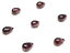 【粒販売】ロードライトガーネット ドロップ 5〜6mm【7粒販売】▽ パープルガーネット パイロープ アルマンディン 1月の誕生石 柘榴石 ざくろ石 Garnet しずく 雫 粒売り 天然石 ビーズ パワーストーン パーツ アクセサリー 素材 材料 900円