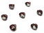 【粒販売】インド産 ロードライトガーネット マロンカット 5〜6mm【10粒販売】▽ パープルガーネット パイロープ アルマンディン 1月の誕生石 柘榴石 ざくろ石 Garnet しずく 雫 粒売り 天然石 ビーズ パワーストーン パーツ アクセサリー 素材 材料 700円