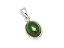ロシア産 クロムダイオプサイド ペンダントトップ【1コ販売】▽ ダイオプサイト 透輝石 Diopside ペンダント シルバー 天然石 ビーズ パワーストーン パーツ アクセサリー 素材 材料 2,420円