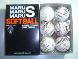 ソフトボール　検定3号ボール（ゴム）　マルエス　チーム買いなど領収書発行可能！/12個　1ダース売り　2ダース以上で！
