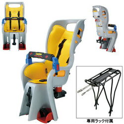 【取り寄せ商品】 TOPEAK Baby Seat II （コード番号：BCT03300） （チャイルドシート） トピーク ベビーシート2 （専用キャリアー付）