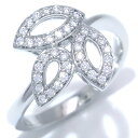 HARRY WINSTON ハリーウィンストン リリー クラスター バイ HW ダイヤモンド リング #9 Pt 950 プラチナ ラウンド カット【大黒屋質店出品】【中古】【送料無料】