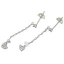 【飯能本店】 ノンブランド 0.08ct x2 ダイヤモンド レディース ピアス K18ホワイトゴールド DH60515【大黒屋質店出品】 【中古】【送料無料】【店頭受取対応商品】