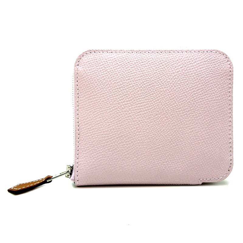 【銀座店】 エルメス アザップコンパクト シルクイン W刻印2024年製 レディース コインケース ヴォーエプソン モーヴペール DH89517【大黒屋質店出品】 【中古】【送料無料】【店頭受取対応商品】