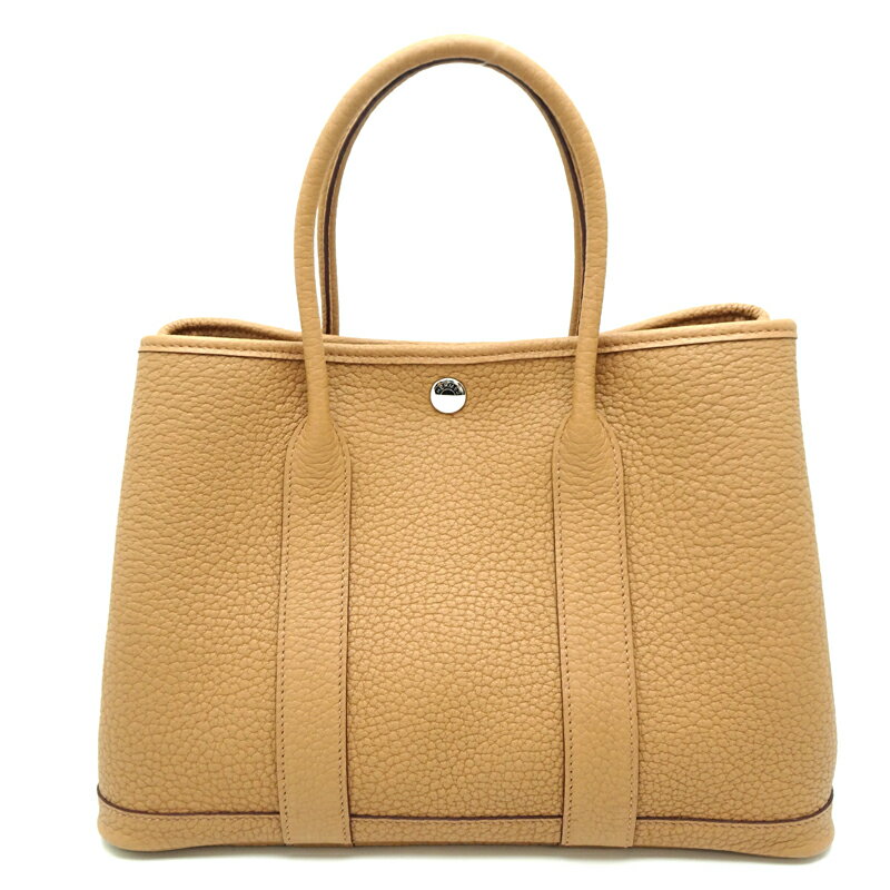【銀座店】 エルメス ガーデンパーティTPM B刻印 2023年製 レディース トートバッグ ネゴンダ ビスキュイ（ベージュ） DH89800【大黒屋質店出品】 【中古】【送料無料】【店頭受取対応商品】