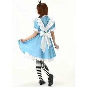 アリスコスプレディズニーコスチューム大人ハロウィンかわいいメイド服不思議の国のアリス風仮装アリスコスプレ大人アリス風コスプレ【ハロウィン/コスプレ/コスチューム/衣装/仮装/HALLOWEENパーティーグッズ】【あす楽/即納】