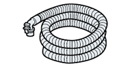 【在庫あり】日立純正パーツ　お湯取りホース（約7m）　NW-7P5 045メール便発送不可、宅急便のみ