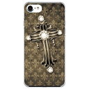 全機種対応 スマホケース カバー アークデザイン iPhone X iPhone8 Plus SO-03K SO-04K SO-02K SO-01K SH-03K SH-01K SC-03K SC-02K SIMフリー 楽天モバイル UQ mobile ユリ 百合の紋章 クロス グランジ 【ポイント消化に】