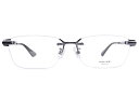 ポリス POLICE vplf59j c.0530 ブラック 日本製 伊達 度付き メンズ 紳士 ツーポイント チタン 老眼鏡 遠近両用 めがね メガネ 眼鏡 新品 送料無料
