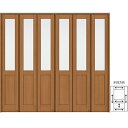可動間仕切り 折れ戸タイプ WKMO-CKB ノンケーシング 2523 W2550×H2306 リクシル ウッディーライン 建具