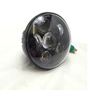 バイク LED ヘッドライト 5.75インチ プロジェクター /ハーレー/ブラック/カプラー/最新/FLH/ダイナ/汎用/