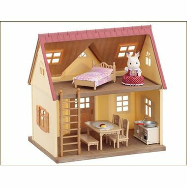 シルバニアファミリー はじめてのシルバニアファミリー ハウス（お家）・人形・家具のセット …...:auc-drereal:10002131