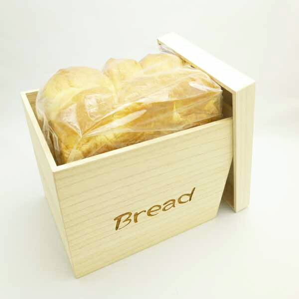 送料無料 桐製ブレッドケース 1.5斤用 防虫防カビ効果があり湿気にも強く食パンやお菓子や…...:auc-drereal:10003137