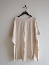 プープレ peu pres コットンワイドTシャツチュニック F【中古】【61J81】