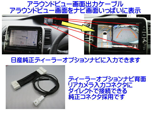 C27　セレナ　アラウンドビュー　モニター　映像　純正ナビ　MM516D−L　MM316D…...:auc-e-carparts:10001967