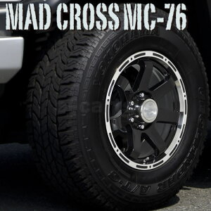 送料無料 MAD CROSS MC76 285/60R18 TOYO オープンカントリーAT+ 4本SET クロカン オフロード系 ランドクルーザー