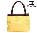 【CHANEL】シャネル トートバッグ ラフィア×