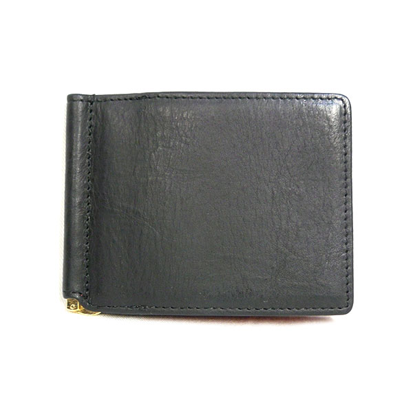 【J.cuir】ジェイキュイール 二つ折り 財布 マネークリップ ボックス型小銭入れ コインケース カードケース レザー 牛革 本革 フルタンニンヌメ革×オイルシュリンク革 箱付 ON0395【美品】【中古】