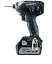 送料無料(沖縄、離島除く)日立 18V コードレスインパクトドライバー WH18DKL(NN)(B)ストロングブラック 本体のみ