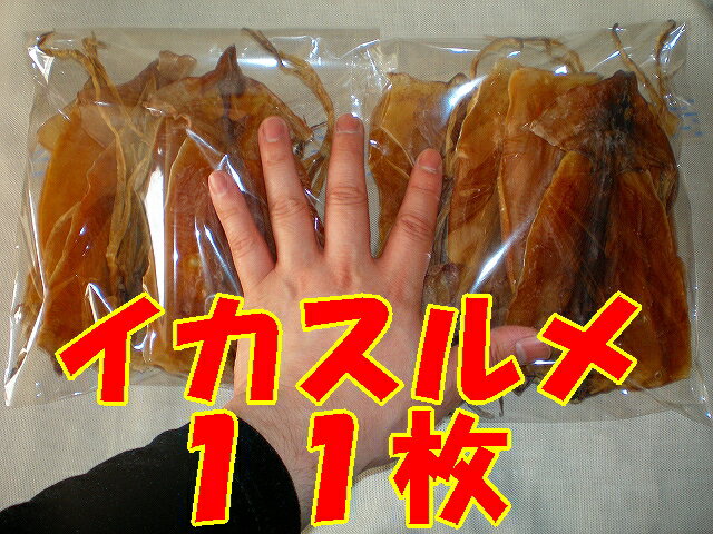 特大ボリューム！！！1000円ではありえない！【レビュー割】漁師干し！北海道松前産スルメイカ　11枚　送料込み1000円北海道産　　予約販売品　　【h_0213WeekEndpu】