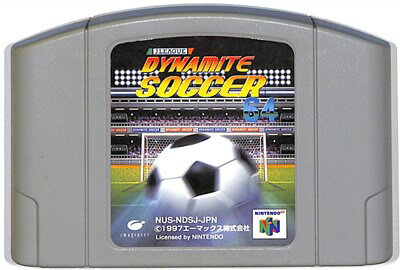 N64 Jリーグ ダイナマイトサッカー64 （ソフトのみ）【中古】