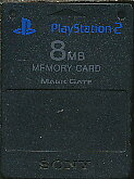 PS2 SONY純正 メモリーカード【8MB】 （ブラック）【中古】