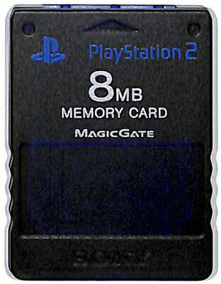 PS2 SONY製 メモリーカード【8MB】 （ダークブルー）【中古】