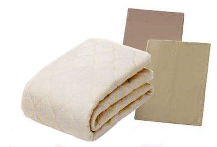 フランスベッド/ネオ羊毛3点ベッドパック/クイーン