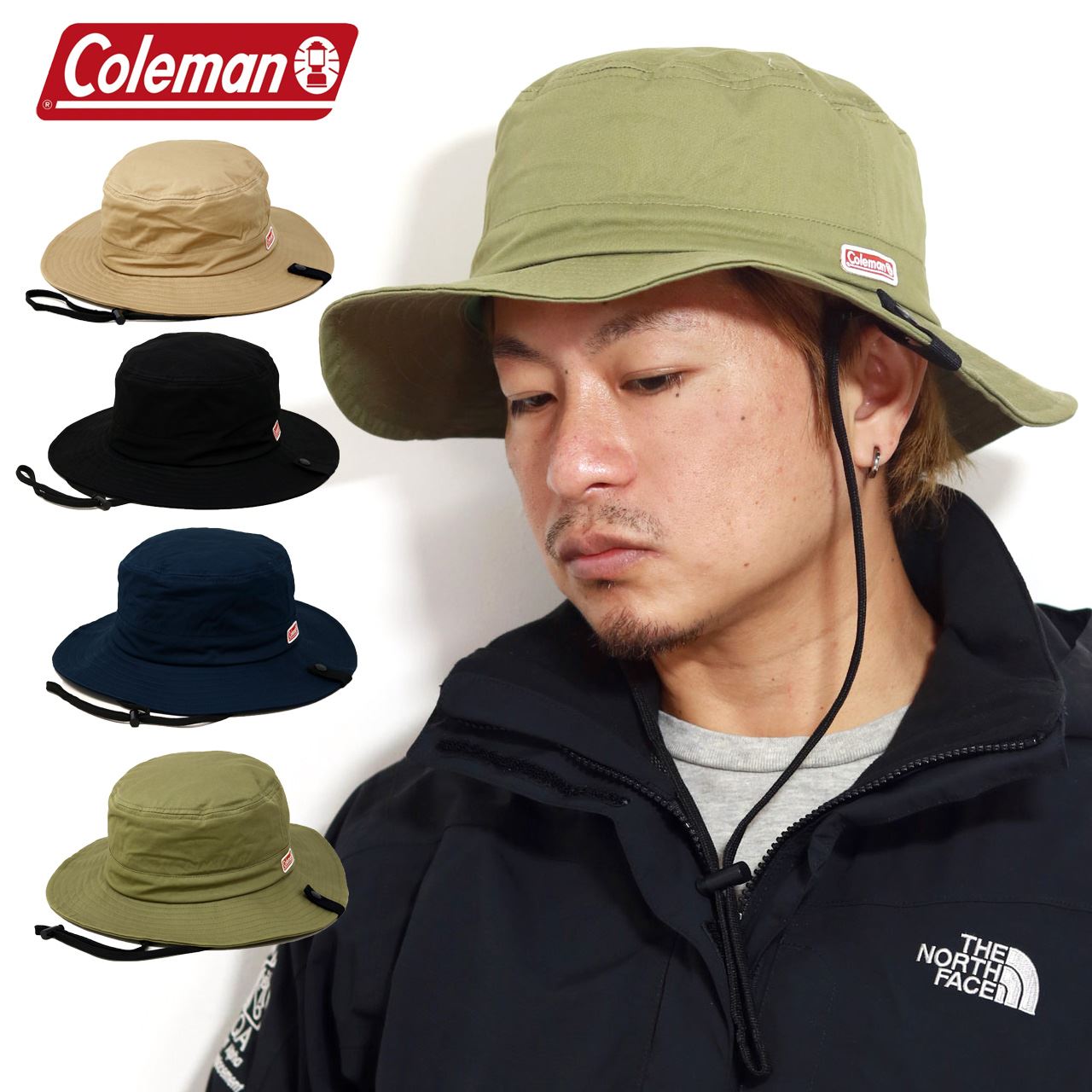 ＼本日限定クーポン利用で5%OFF／ ハット coleman キャンプ <strong>アドベンチャーハット</strong> あご紐 メンズ ハット <strong>コールマン</strong> レディース コットンハット ウォッシュド加工 キャンプハット 登山 日よけ 帽子 誕生日 プレゼント クリスマス ギフト ラッピング無料 [ adventure hat