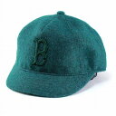 Racal ラカル BBキャップ ブランド ウール起毛 フランネル キャップ/緑 グリーン GREEN 【帽子】【ハット】【キャップ】【秋冬】【メンズ】【ファッション】【セレクトショップ 】 【baseball cap】【送料無料】