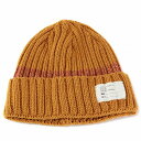 Racal ラカル ニット帽 ワッチ ストリートスタイルに最適なボーダー beanie ニットワッチ 鹿革タグ オレンジ 【帽子】【ハット 】【キャップ 】 【秋冬 】 【セレクトショップ 】 (ニット帽子 冬物 大人 帽子ニット おしゃれ)