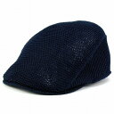 ハンチング 帽子 メンズ レディース レディス 麻ニット ボルサリーノ 夏 ネイビー 紺 borsalino 送料無料【ivy cap】【春夏】【紳士】【メンズ】【プレゼント】(ぼうし おしゃれ サマーハット メッシュ リネン 男性 オシャレ ユニセックス ハンチング帽子 母の日)