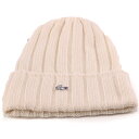 ラコステ ニット帽 冬 lacoste ニット帽