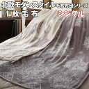 毛布 シングル 北欧 モダンスタイル 上質フランネル ふんわ...