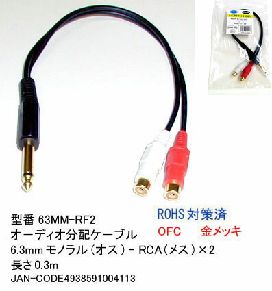 6.3mmm(IX)RCA(X)x2ϊP[u/0.3m