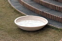 水鉢 水鉢 信楽焼大型水鉢ナチュラルマット釉 Lサイズ ガーデングッズ 水遣り 水やり 水生植物の育成に