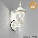 玄関照明 玄関 照明 LED 屋外 ポーチライト 門柱灯 門灯 外灯 OG041689LC レトロ アンティーク風 ブラケット E26 LED電球クリア一般形 6.2W