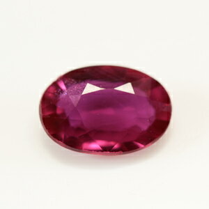 ナチュラル☆非加熱ルビー オーバル ルース 0.480ct 《ov_100size》 【非加熱鑑別書付き】【ケース付 送料無料】  【マラソン1207P10】