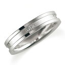 ペアリング(女性用) 結婚指輪 マリッジリング 鍛造製法 プラチナ900 ダイヤモンドリング 《Solid M0820L》 【刻印無料 ケース付き 送料無料】 【RCP】【A】