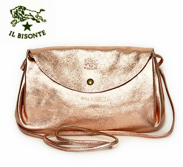 IL BISONTE　　≪イルビゾンテ≫ショルダーバッグ　A2358-P666　チプリアポシェット　牛革　レザー【★セール】　【※お取り寄せ商品】