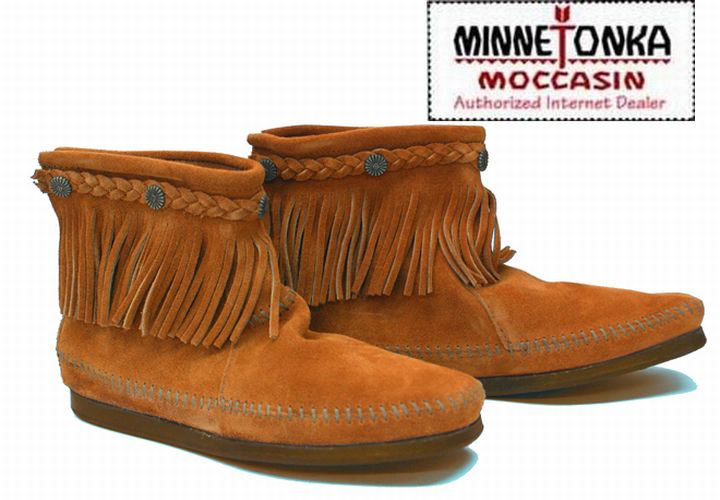 MINNETONKAߥͥȥ󥫢292 BROWN ϥȥåץХååץ֡HI TOP BACK ZIP BOOT ֥饦󡡡ڥ45󥪥ա