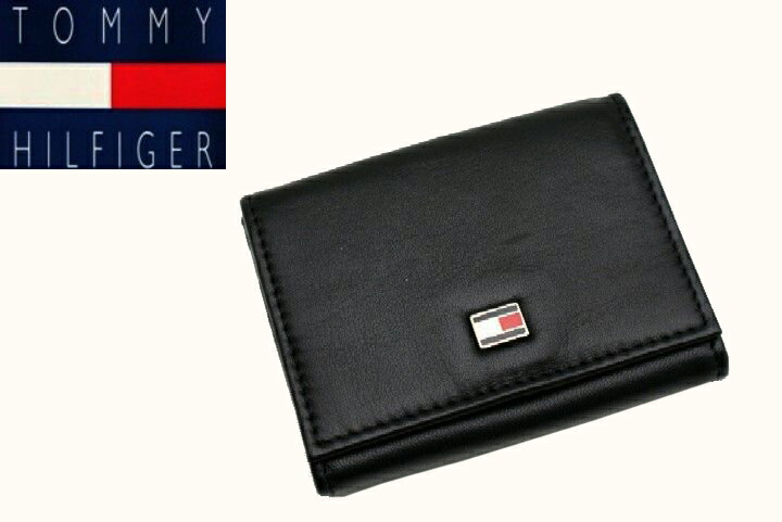 TOMMY HILFIGER ≪トミーヒルフィガー≫コインケース　/ 5171　OXFORD　牛革小銭入れ　ブラック　　【★セール】