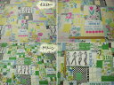 特価 1m単位 YUWA 小関鈴子 パッチワークデザイン 花柄