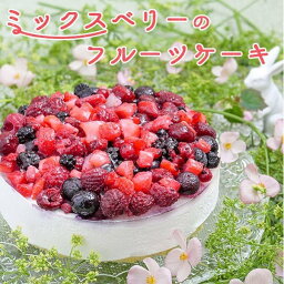 ケーキ こどもの日 母の日 プレゼント 食べ物 スイーツ ギフト 予約 4号 <strong>子供</strong> 大人 送料無料 母親 60代 70代 50代 おしゃれ フルーツケーキ パーティー <strong>子供</strong>会 ホールケーキ ミックスベリー ホールケーキ